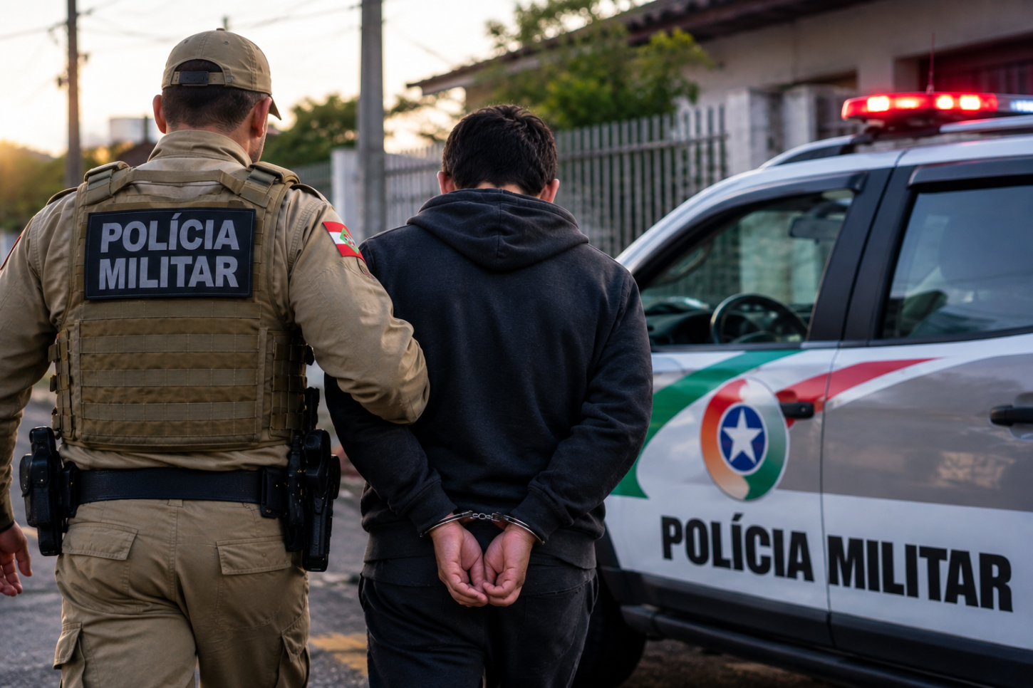 Homens são presos por violar medidas protetivas em Içara e Criciúma