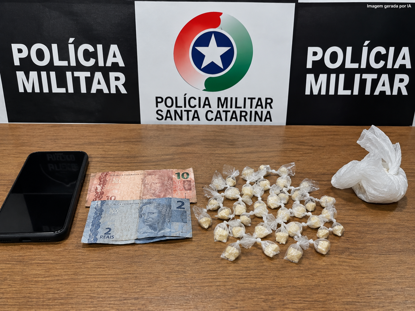 Jovem de 23 anos é preso em flagrante com 47 pedras de crack em Tubarão