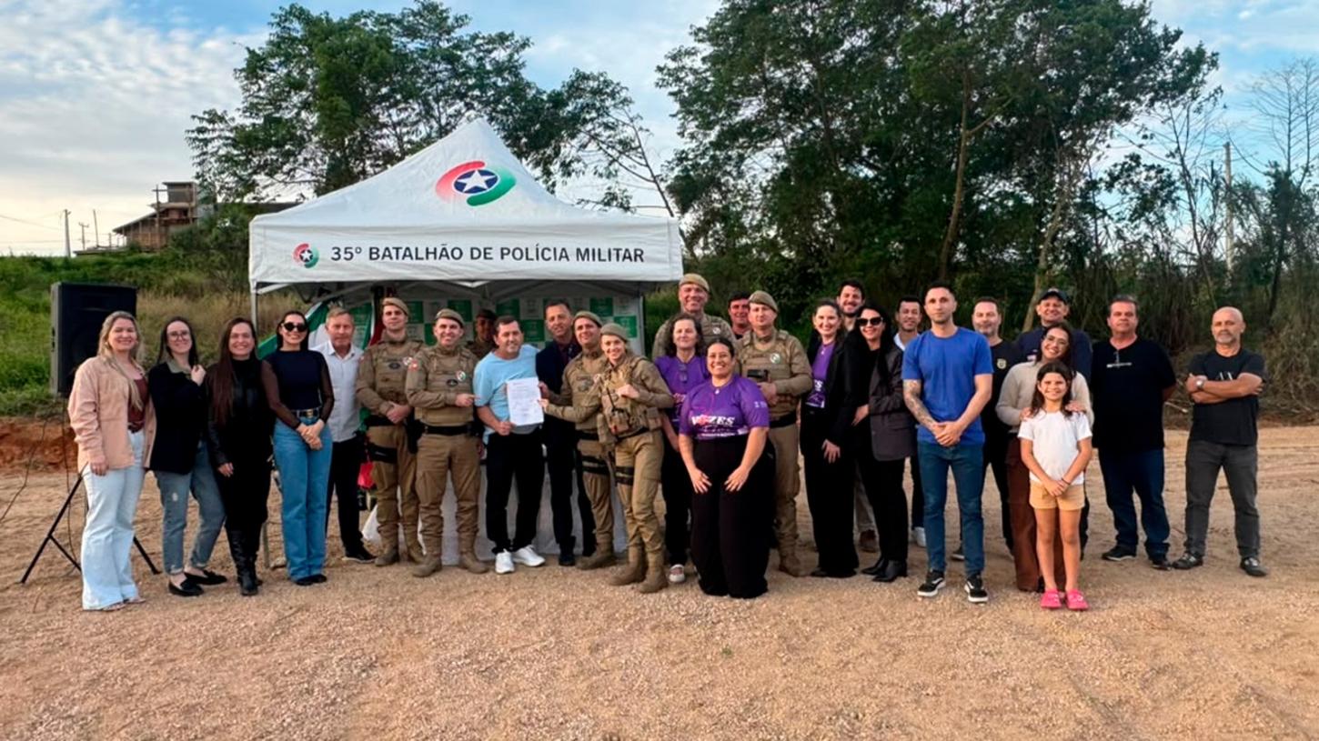 Prefeitura de São Ludgero assina Ordem de Serviço para início das obras do novo quartel da Polícia Militar