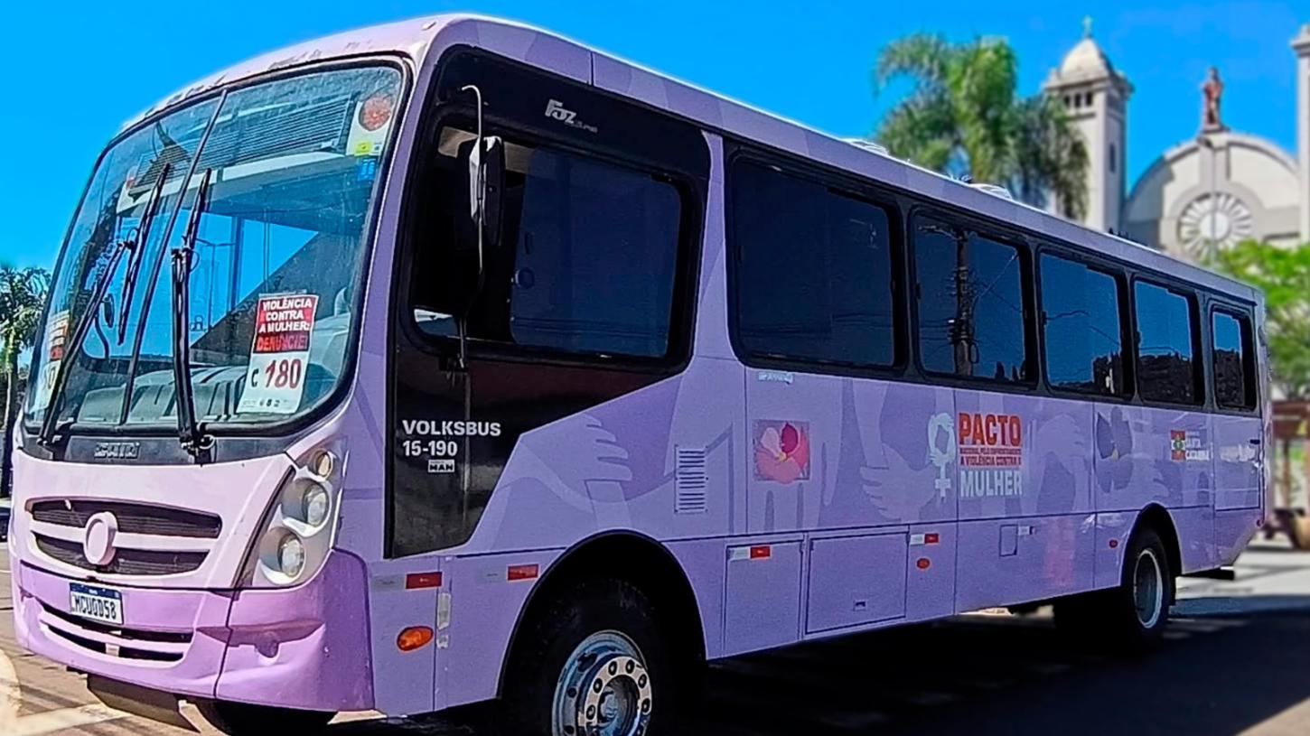 São Ludgero recebe Unidade Móvel do Ônibus Lilás com atendimentos gratuitos nesta sexta-feira (18)