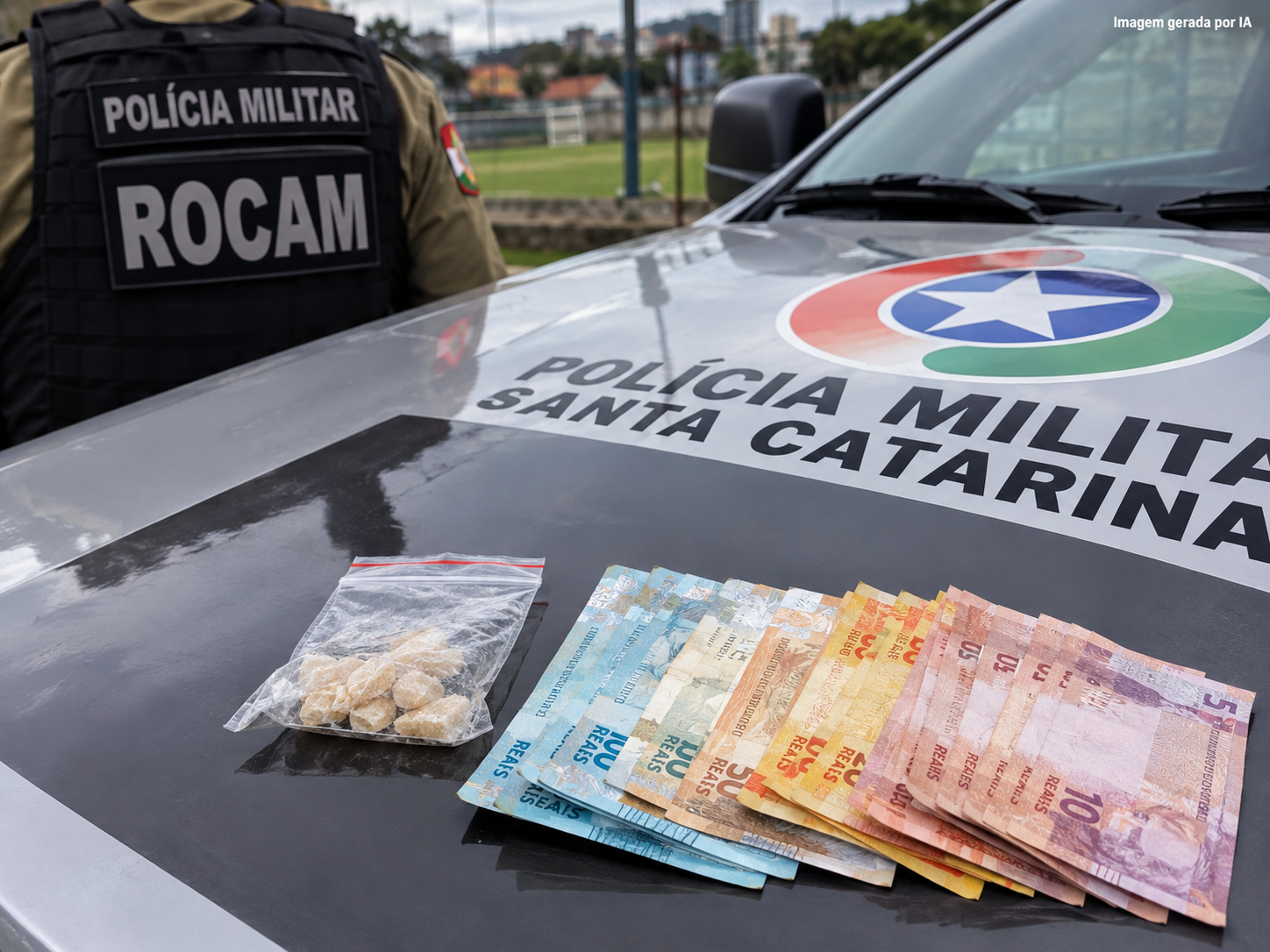 Adolescente é apreendido por tráfico de drogas em Tubarão