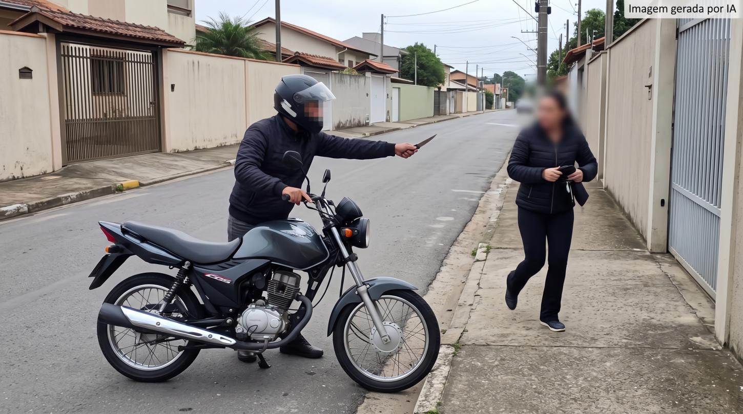 Homem armado tenta roubar celular de mulher em São Ludgero