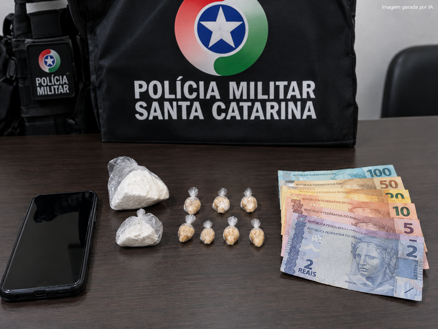 Homem é preso em flagrante por tráfico de drogas em Laguna