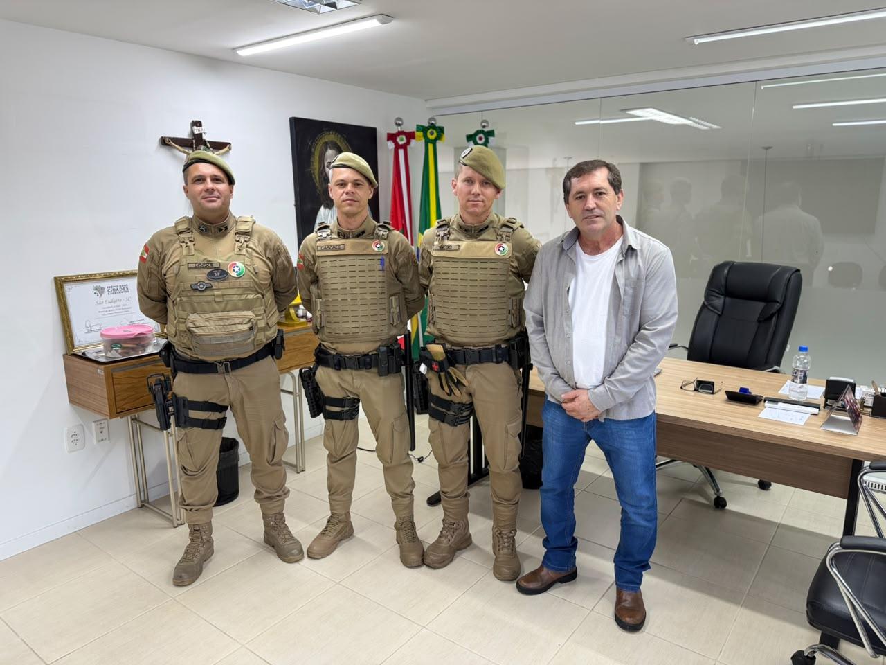 São Ludgero recebe reforço no efetivo da Polícia Militar com a chegada de dois novos policiais