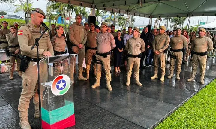 🚨 6º CRPM recebe 14 novas viaturas para reforçar o policiamento no Sul Catarinense