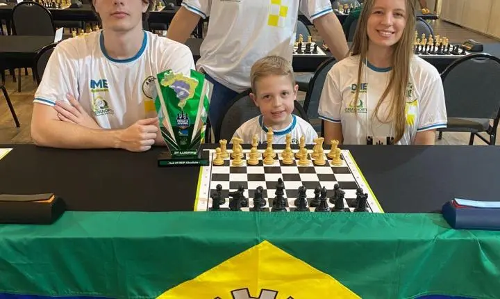 📰 Atleta de Braço do Norte conquista o vice-campeonato brasileiro de xadrez sub-09