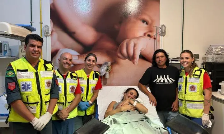 👶 Bombeiros de Braço do Norte auxiliam gestante em trabalho de parto