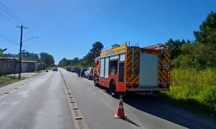🚒 Bombeiros resgatam corpo localizado em córrego no Sul do Estado
