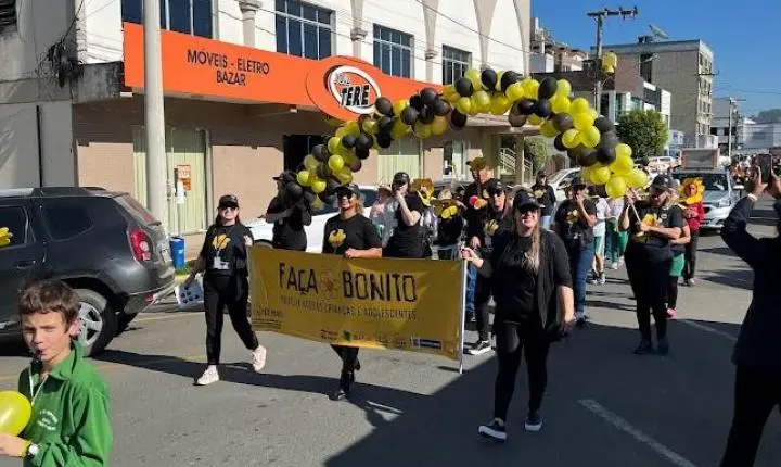📢 Braço do Norte promove caminhada e ações do Maio Laranja contra o abuso infantil