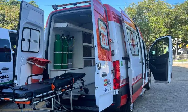 🚐 Braço do Norte recebe novos veículos para o Samu e transporte de pacientes