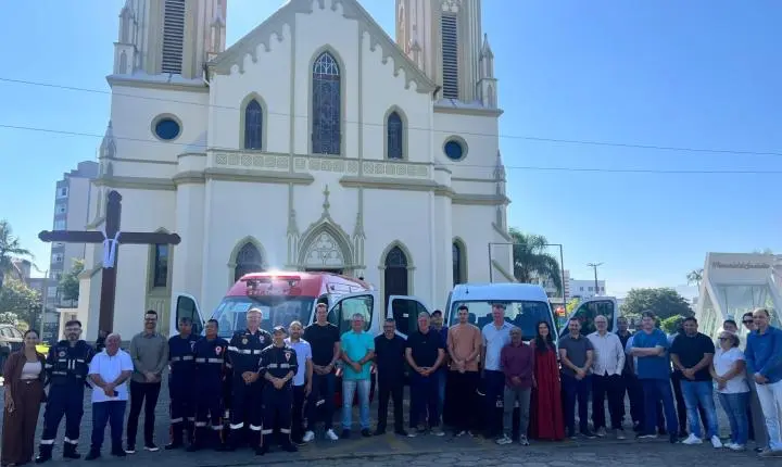 🚐 Braço do Norte recebe novos veículos para o Samu e transporte de pacientes