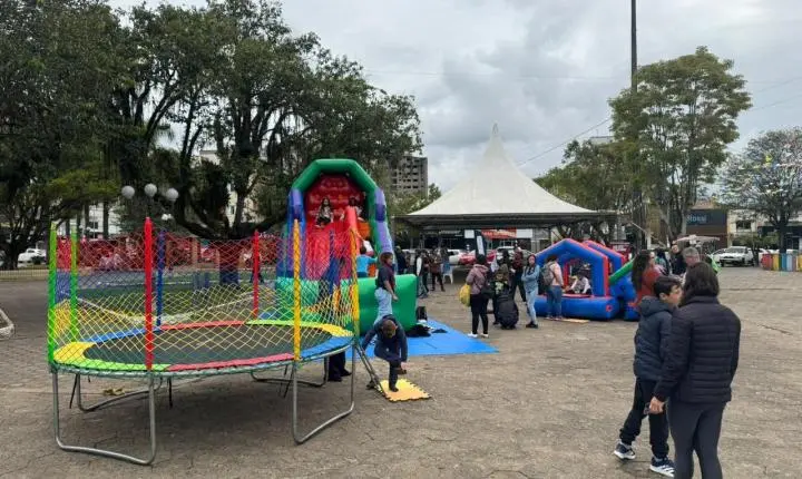 CDL de Braço do Norte promove Sábado D especial do Dia das Crianças com atrações gratuitas na Praça Matriz