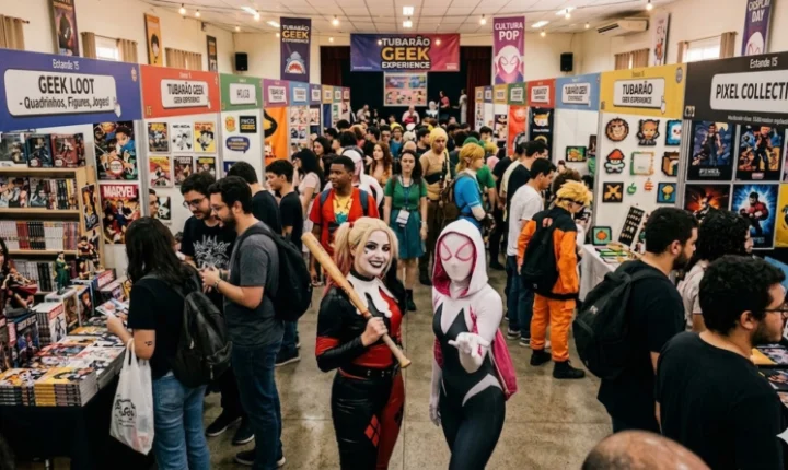 🎮 Cultura Pop abre as comemorações de aniversário de Tubarão com evento Geek