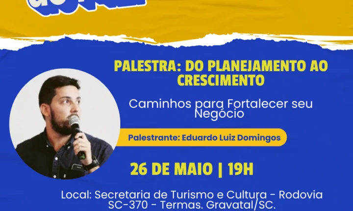 Gravatal terá programação gratuita na Semana do MEI 2026 com foco em gestão