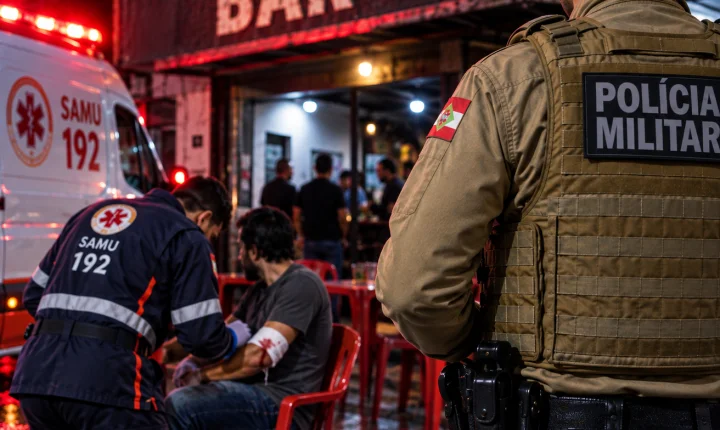 Homem é esfaqueado em briga por drogas em Braço do Norte