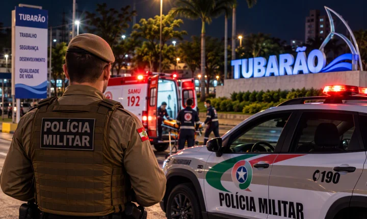 Homem É Ferido a Facada no Peito Durante Tentativa de Homicídio em Tubarão