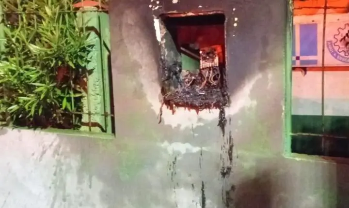 ⚡ Incêndio atinge medidor de energia de colégio em Imbituba