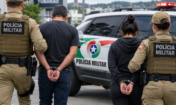 Mandados de prisão: Polícia Militar cumpre ordens judiciais em Laguna e Tubarão