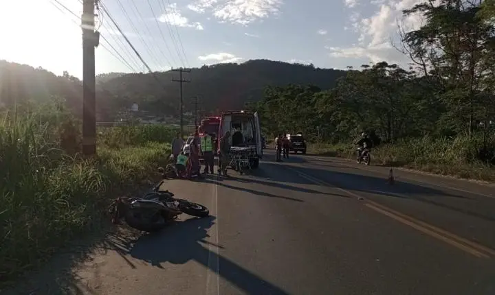🛣️ Motociclista fica ferido após colisão com carro na SC-370