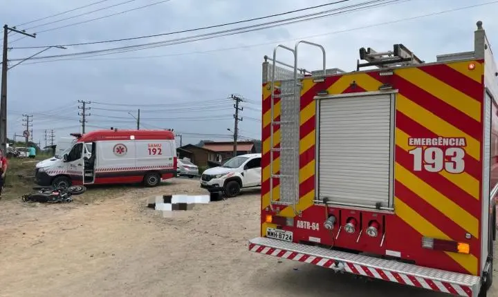 🏍️ Motociclista morre após colisão com carro na SC-108, em Orleans