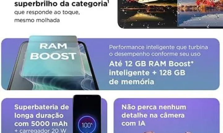 🚀 Novo Moto g35 5G aposta em câmera com Inteligência Artificial e tela de superbrilho