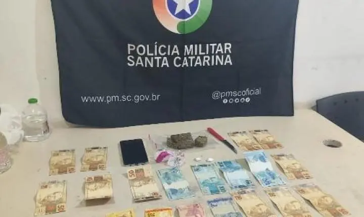 Ofensiva da PM resulta em prisões e apreensão de arsenal de drogas no Sul de SC