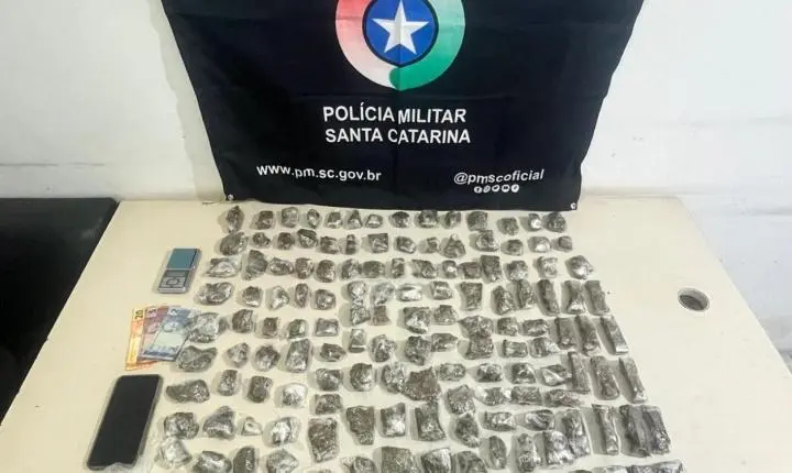 Polícia Militar apreende mais de 23 quilos de entorpecentes em ações no Sul do estado