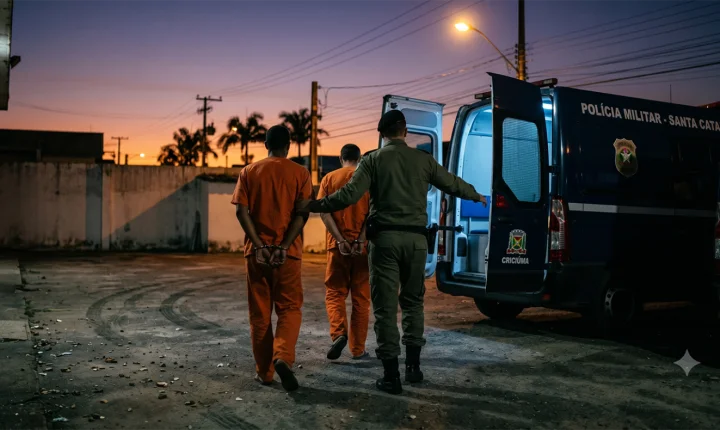 🔍 Polícia Militar captura dois foragidos da Justiça em Criciúma e Içara