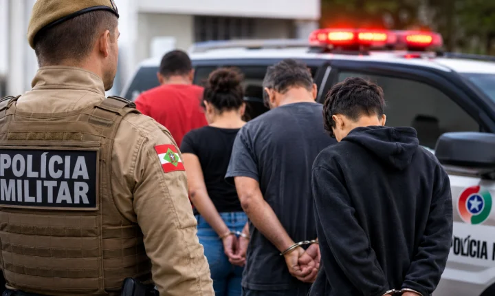 Polícia Militar cumpre mandados e apreende cinco pessoas na região Sul de SC