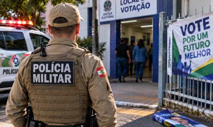 Polícia Militar registra casos de propaganda irregular e boca de urna em Criciúma