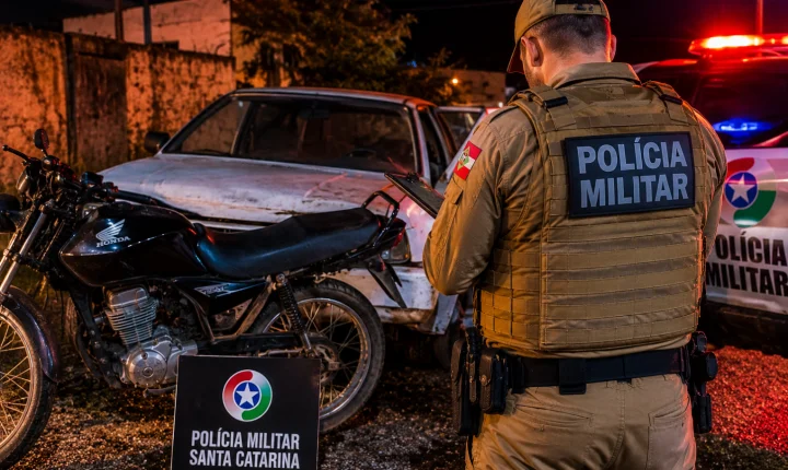 Polícia Militar registra série de furtos, roubos e recuperações de bens no Sul de SC e na Serra