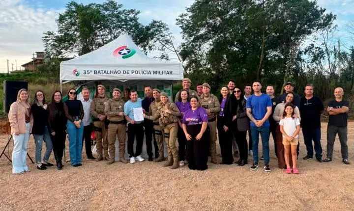 Prefeitura de São Ludgero assina Ordem de Serviço para início das obras do novo quartel da Polícia Militar