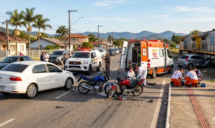 🔍 Quarta-feira movimentada registra três acidentes com feridos no Sul do Estado
