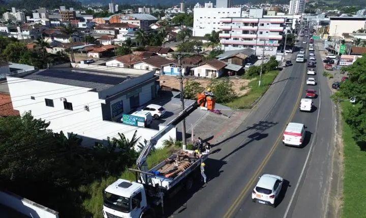 São Ludgero avança na maior modernização da iluminação pública de sua história\