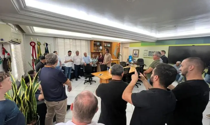 🤝 Senador Esperidião Amin visita Braço do Norte e destaca repasse de R$ 698 mil