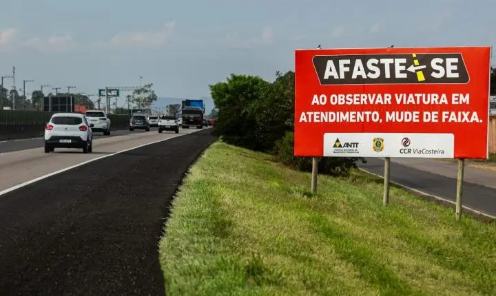 ViaCosteira e PRF promovem ação do Movimento Afaste-se em Tubarão nesta segunda-feira